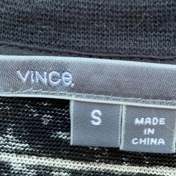 Vince Linen Colorblock Top - Picture 3 of 7